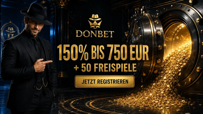 Donbet Bonusguthaben und Freispiele nach der ersten Einzahlung