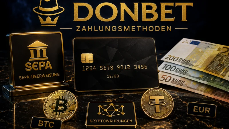 Auszahlungswege bei Donbet von der Krypto-Wallet bis zur SEPA-Ueberweisung